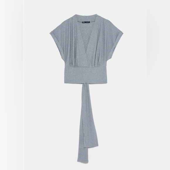 Zara silver top size S - Picture 3 of 7